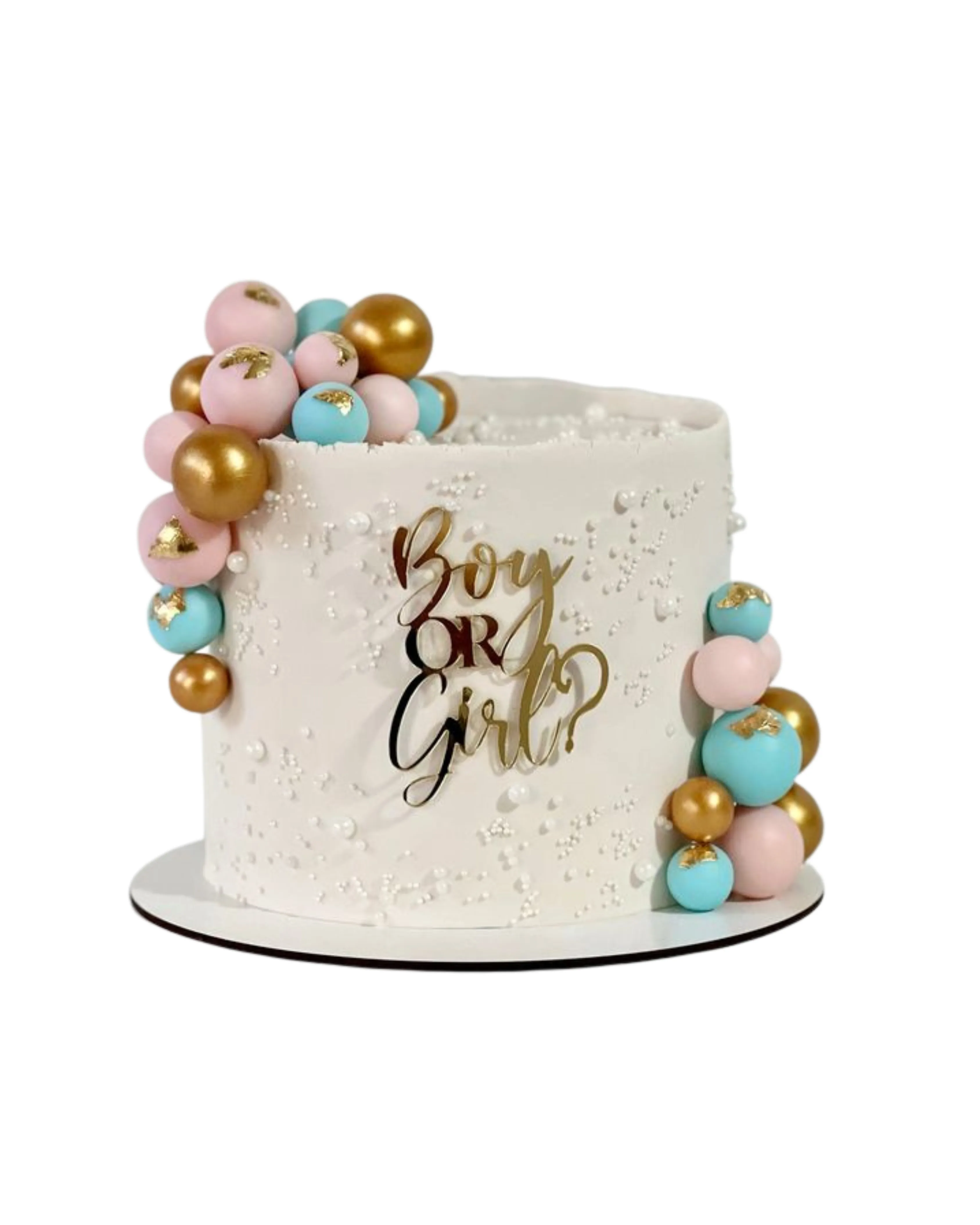 cake image of 8" / 5" (£65)