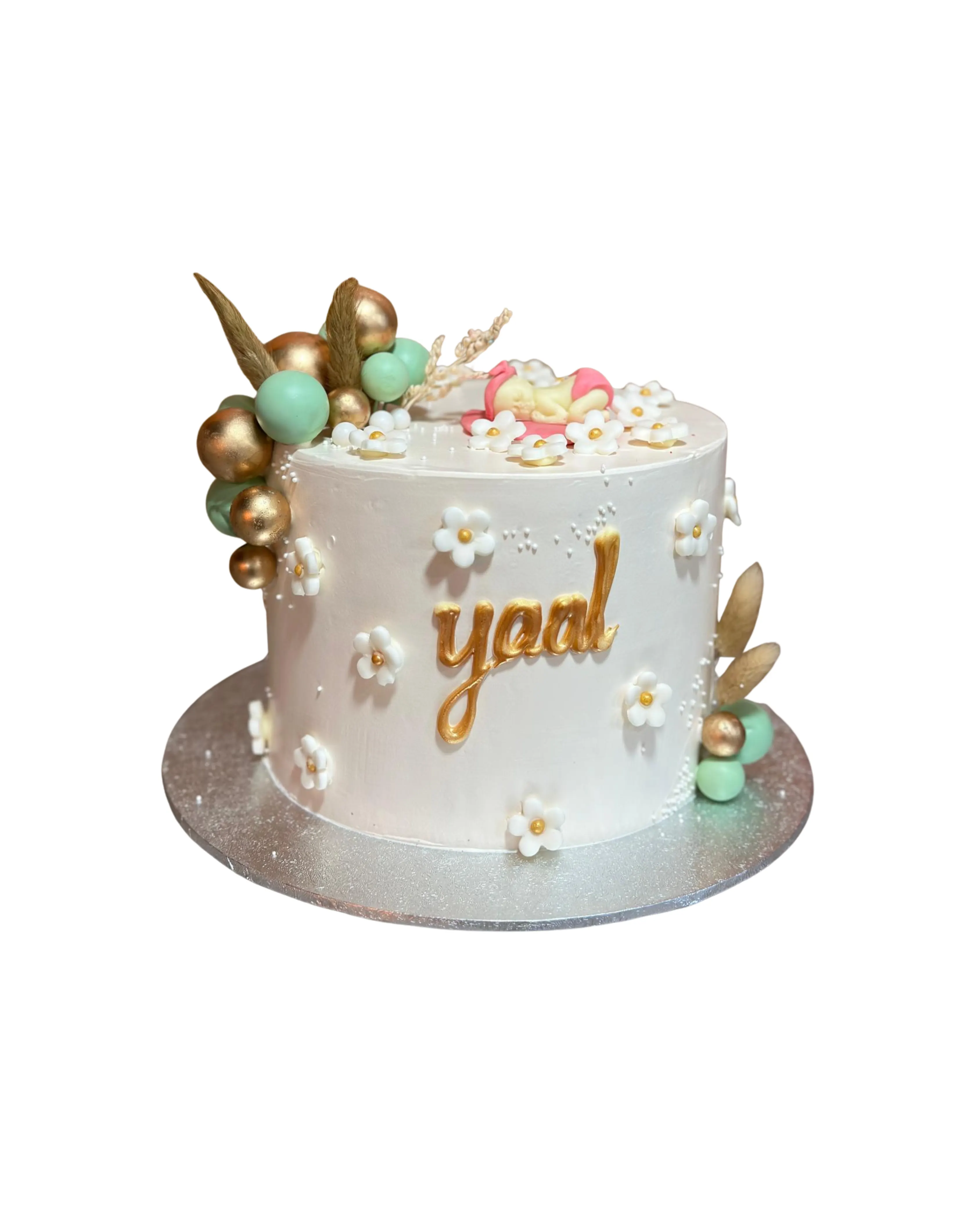 cake image of 8" / 6" (£80)