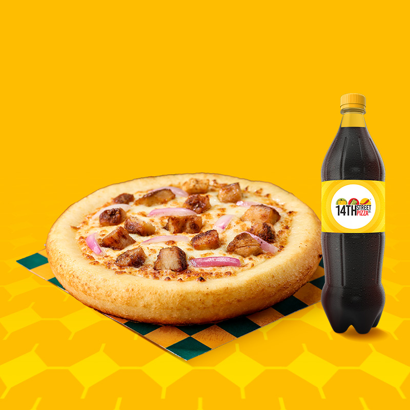 6" Pan Pizza + 350ml Drink