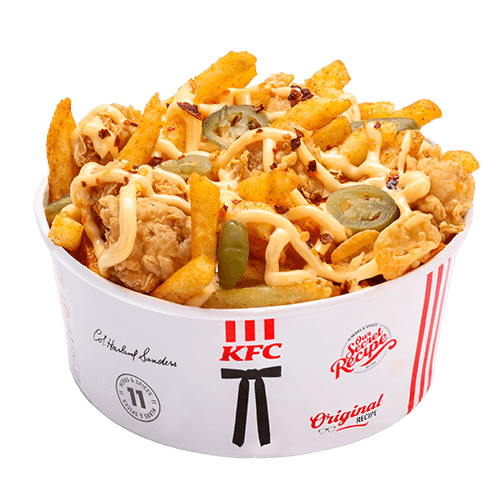 Cheesy Chicken Loaded Fries