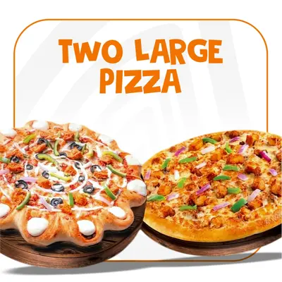 Get Any Two Large Pizzas