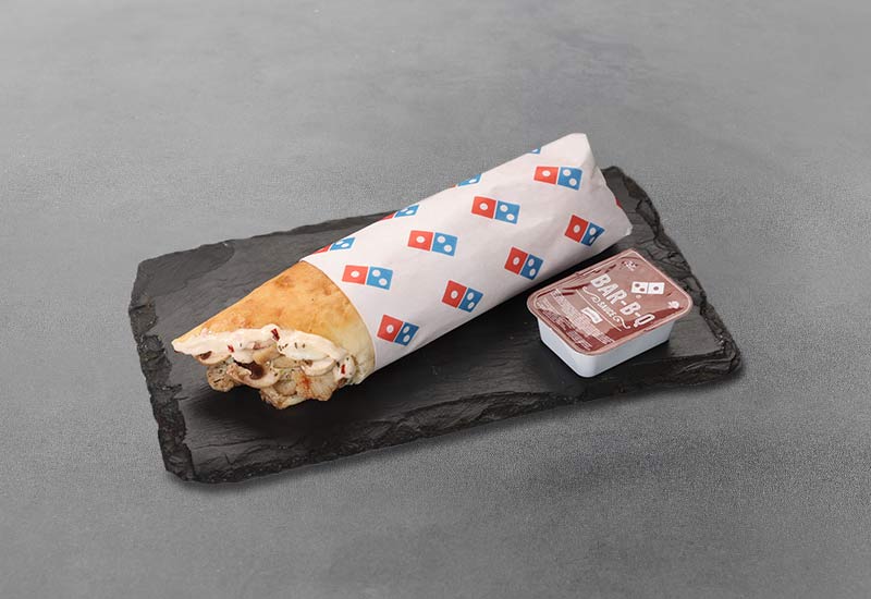 Alfredo Pizza Roll + Dip