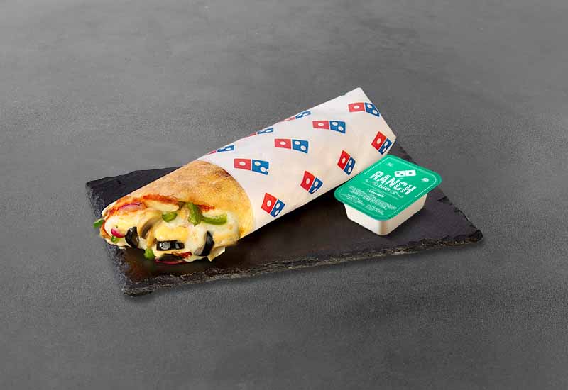 Only Veggie Pizza Roll + Dip