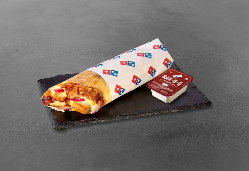 American BBQ Chicken Pizza Roll + Dip