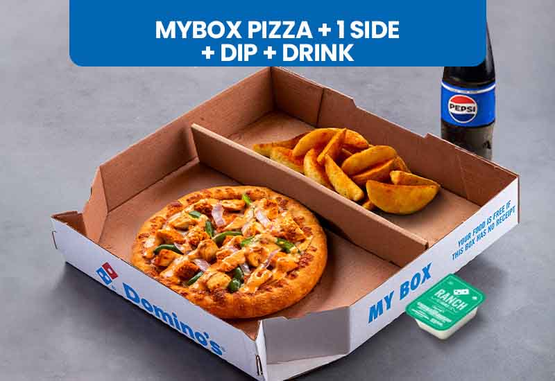 MyBox Pizza + 1 Side + Drink