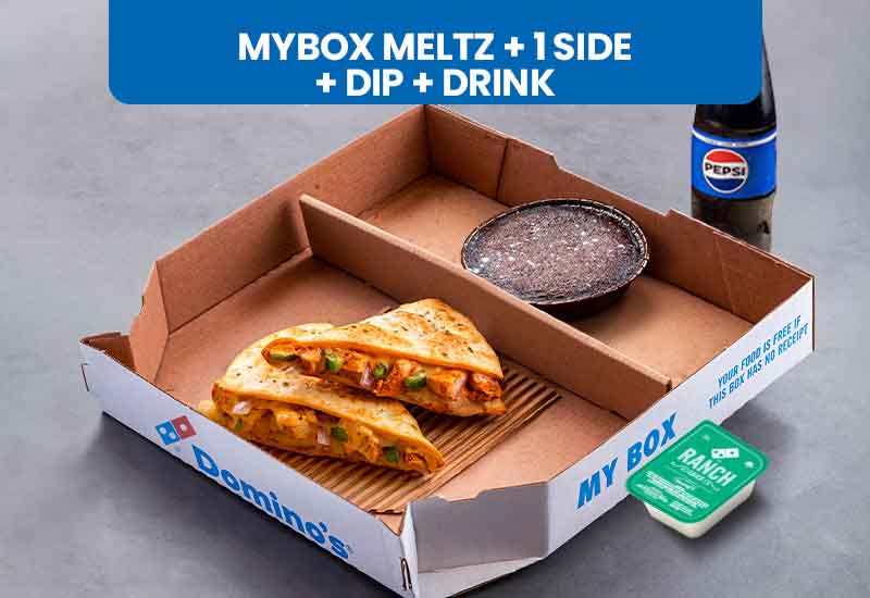 MyBox Meltz + 1 Side + Dip + Drink