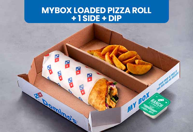 MyBox Loaded Pizza Roll + 1 Side + Dip