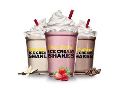 Hand Scooped Ice Cream Shake