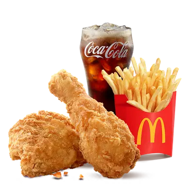 Medium Meal Crispy Chicken 2 pc