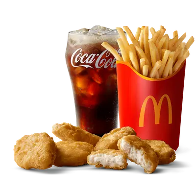 Large Meal 6pc McNuggets