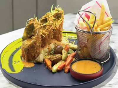 POPEYE STUFFED CHICKEN