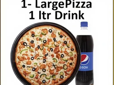 Pizza Deal 2 (1 Large & 1 lt Drink)