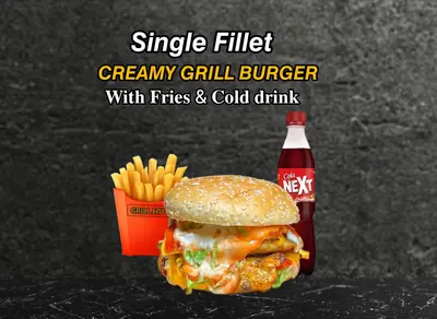 Cricket Deal Creamy Grill Burger