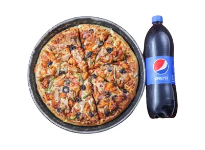 Regular Pizza, Regular Fries & 500 ml Soft Drink