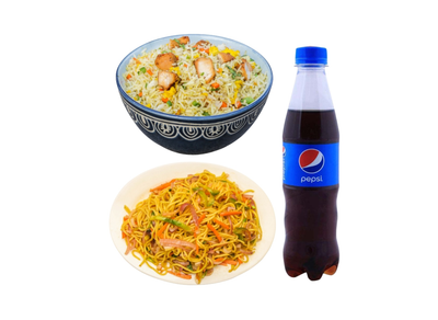Lachha Paratha Sanwich, 10 Pc Chicken Nuggets & 500ml Soft Drink