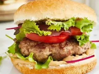 5 patty burger, 1 ltr cold drink