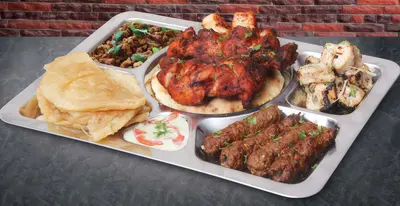 BBQ Platter with Paratha
