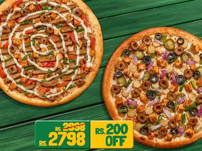 Crazy Doubles (2 Large Pizza)