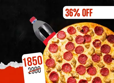 Large Pizza & 1 litre drink