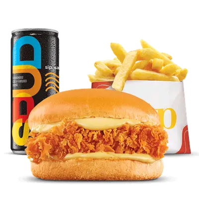 Crispy Burger Combo