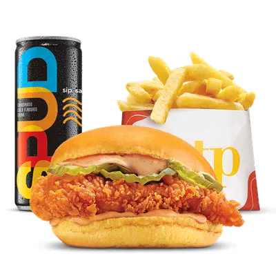 Spicy Korean Sandwich Combo