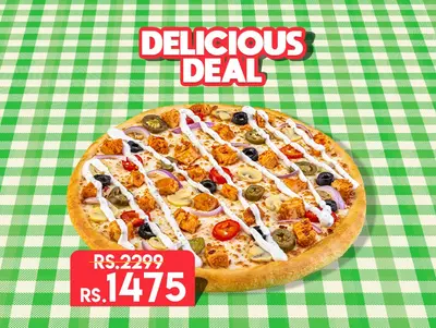 Delicious 12 Inch Large Pizza Deal