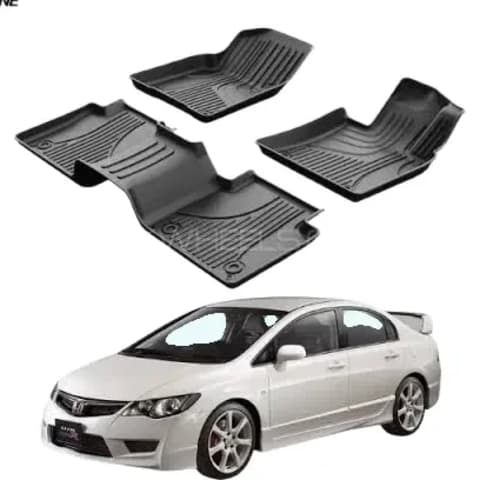 Honda Civic 2007-2011 TPE Floor Mats Premium