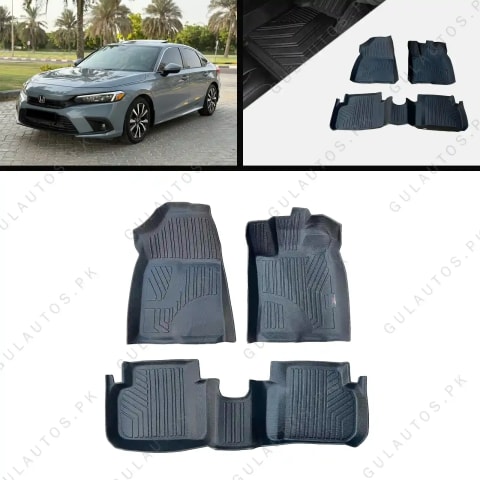 Honda Civic 2022-2026 TPE Floor Mats Premium