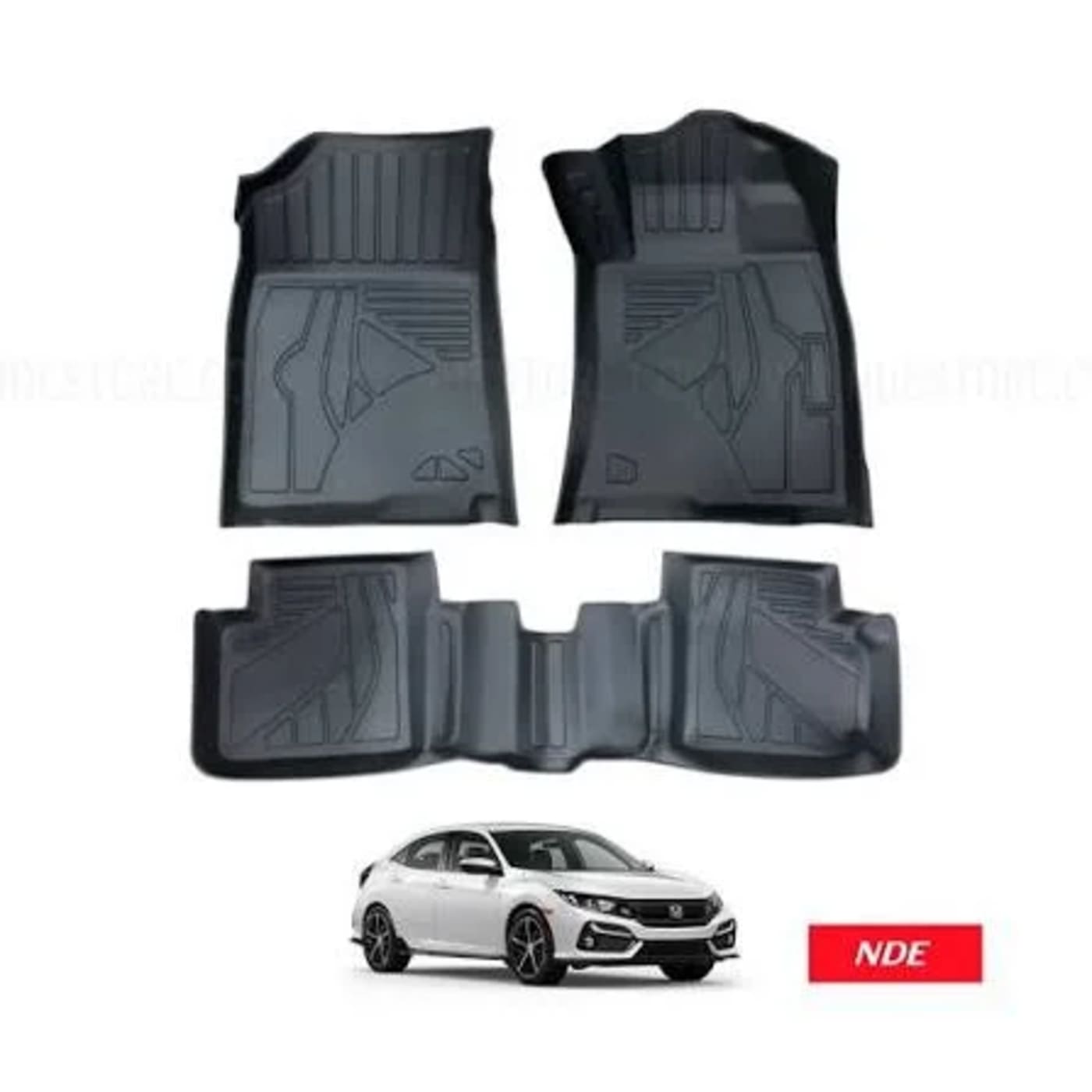 Honda Civic 2016-2021 TPE Floor Mats Premium