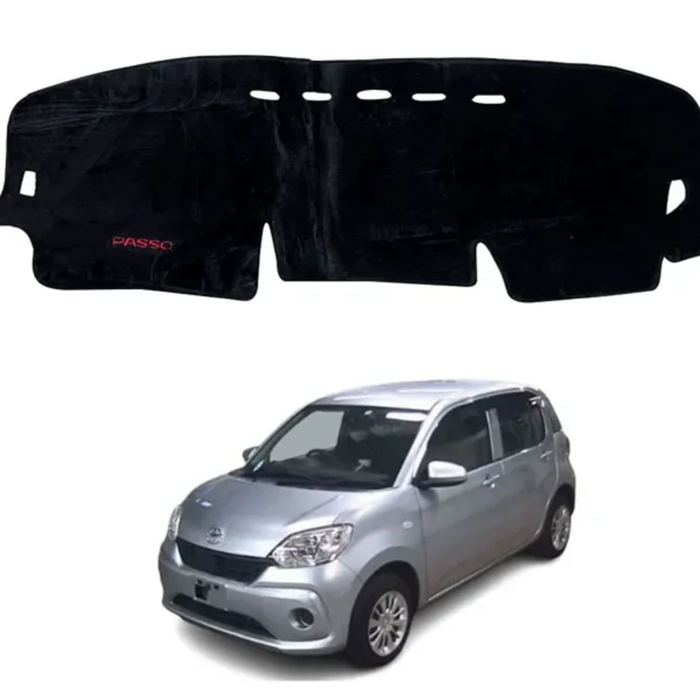 Toyota Passo 2016-22 Velvet Dashboard Mat