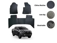 Toyota Hilux Revo 2016-2021 TPE Floor Mats Premium 3