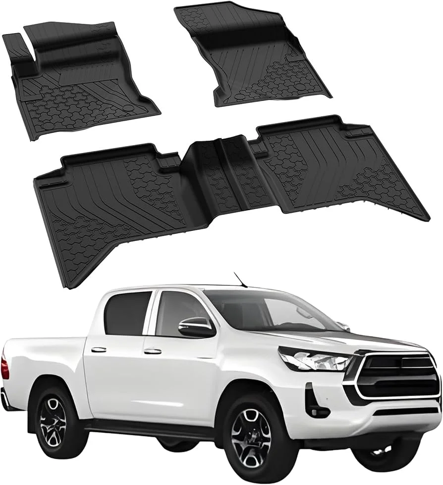Toyota Hilux Revo 2016-2021 TPE Floor Mats Premium 4
