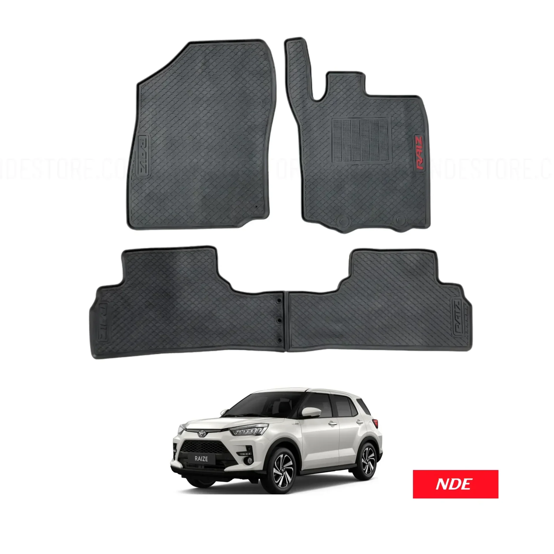Toyota Raize 2019-2026 TPE Floor Mats Premium 2