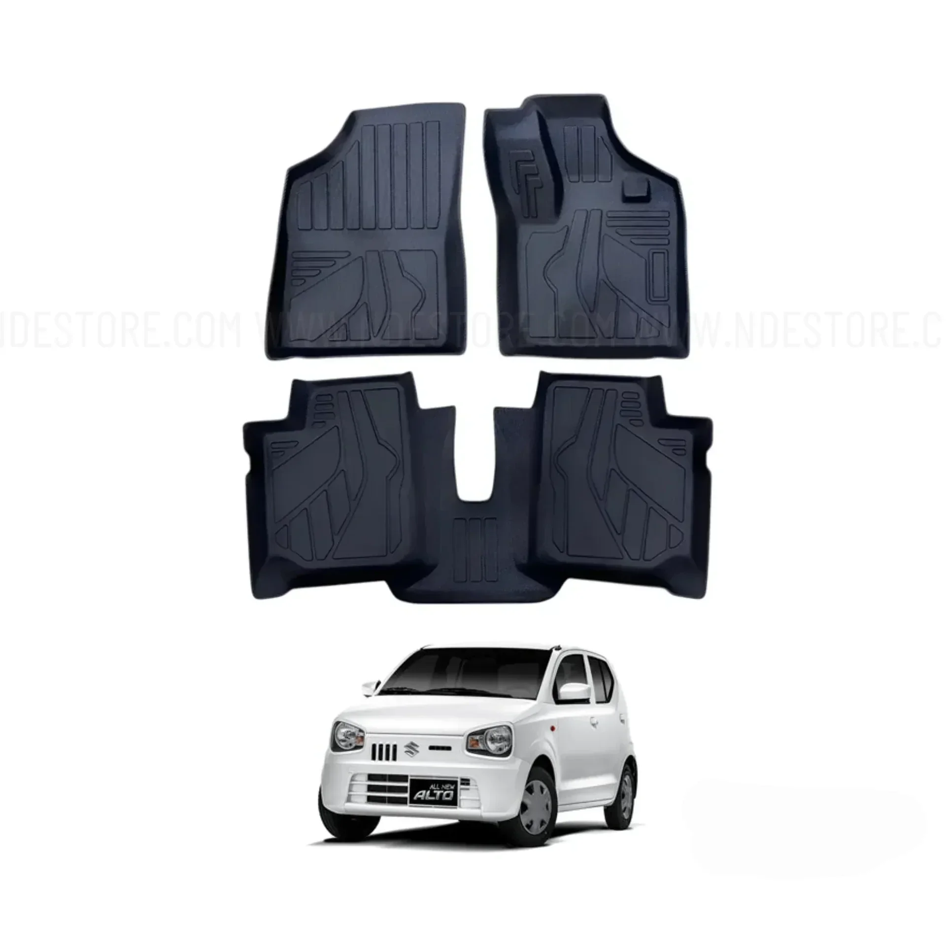 Suzuki Alto 2019-2026 TPE Floor Mats Premium 1