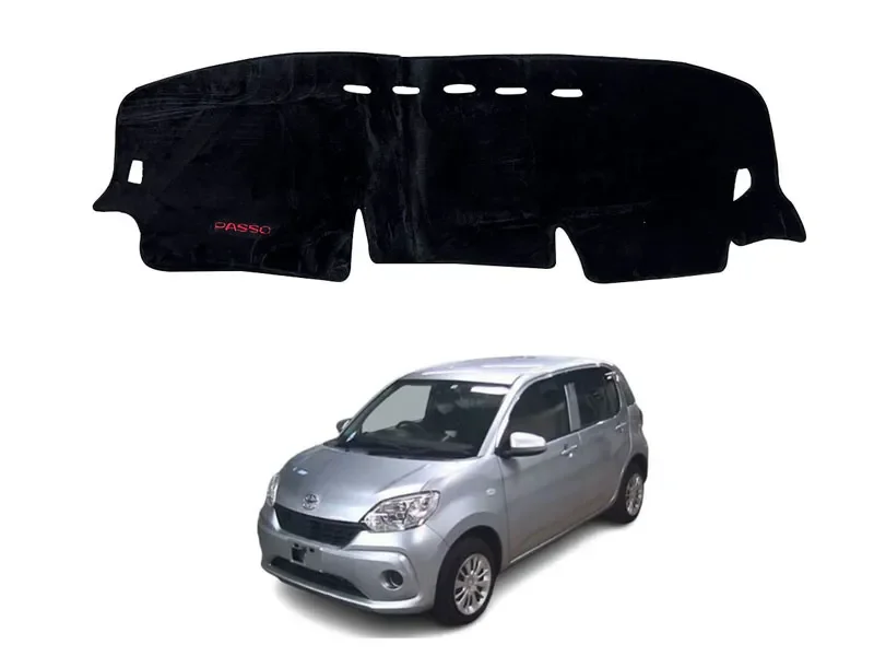 Toyota Passo 2016-22 Velvet Dashboard Mat 1