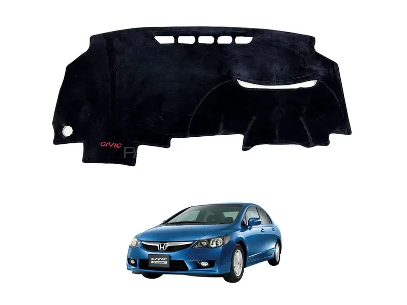 Honda Civic 2007-2011 Velvet Dashboard Mat 1