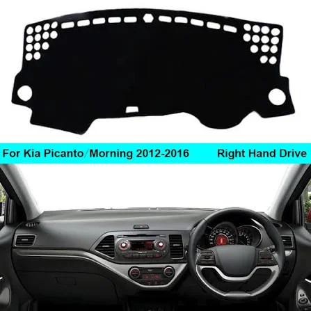 KIA Picanto 2019-2026 Velvet Dashboard Mat 2