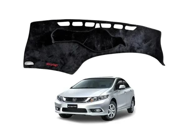Honda Civic 2012-2015 Velvet Dashboard Mat 1