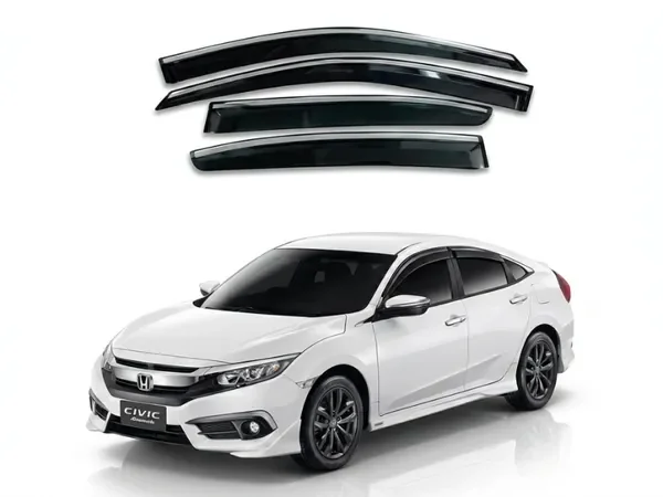 Honda Civic 2016-2021 Premium Air Press With Chrome Strip 2