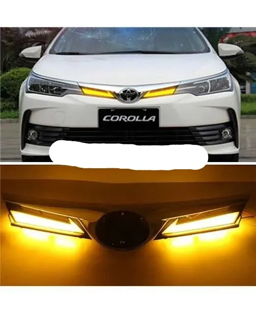 Toyota Corolla 2017-21 Grill With LED 2