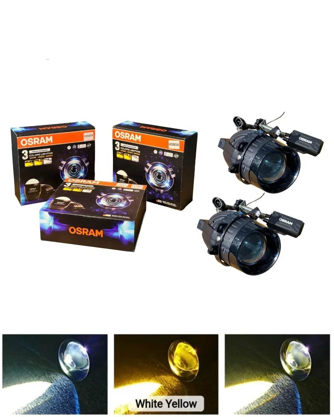OSRAM Projector Lights 3 Colour Premium Quality 1