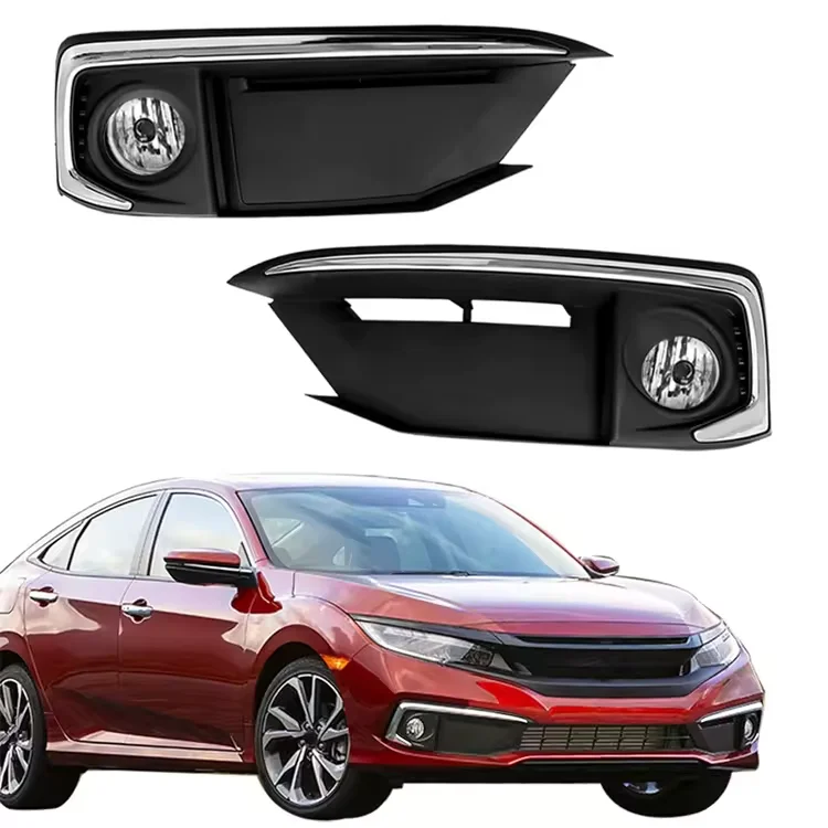 Honda Civic Premium Fog Lights With Covers 2018-2020 2