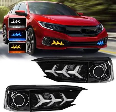 Honda Civic Front Bumper Turn Signal DRL 2016-2020 1