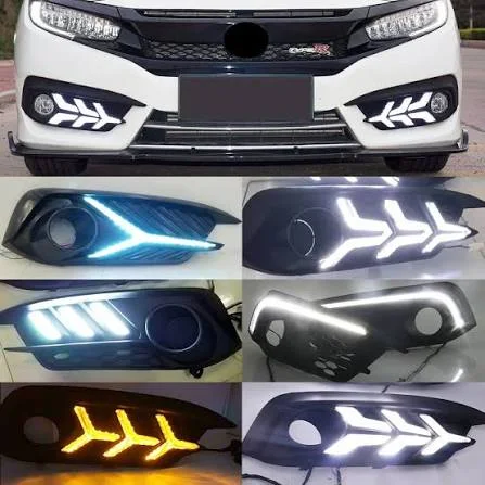 Honda Civic Front Bumper Turn Signal DRL 2016-2020 2