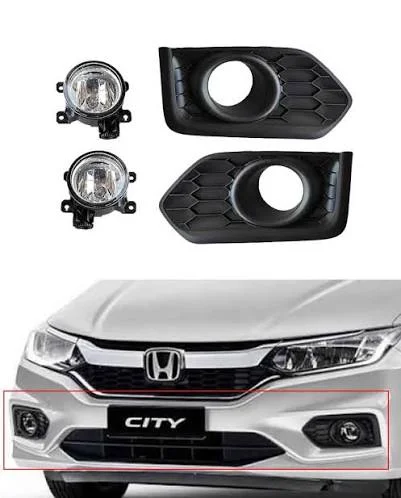 Honda City Premium Fog Lights With Covers 2020-2022 1
