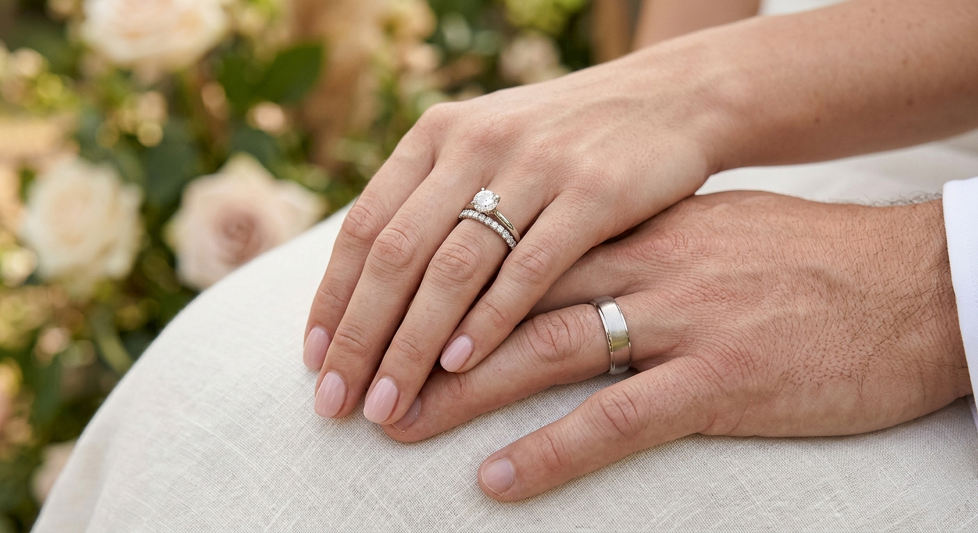 Wedding rings detail