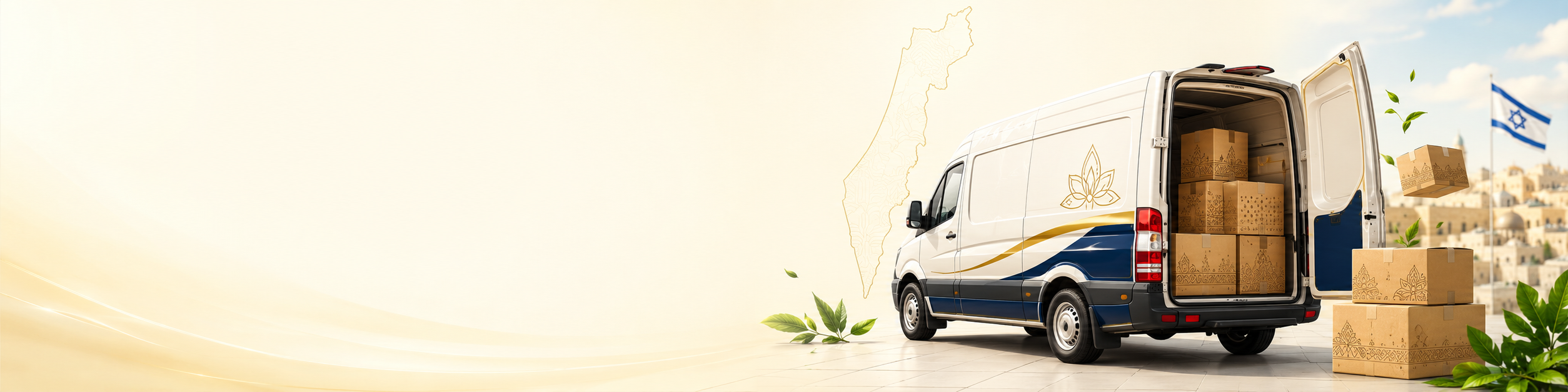 Free delivery across Israel on orders over ₪200