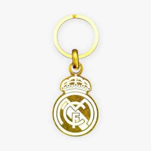 LLAVERO REAL MADRID DORADO/BLANCO