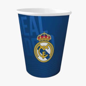 VASO REAL MADRID AZUL MARINO 8 PIEZAS