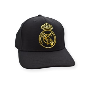 REAL MADRID GORRA BALCK & GOLD ADULTO